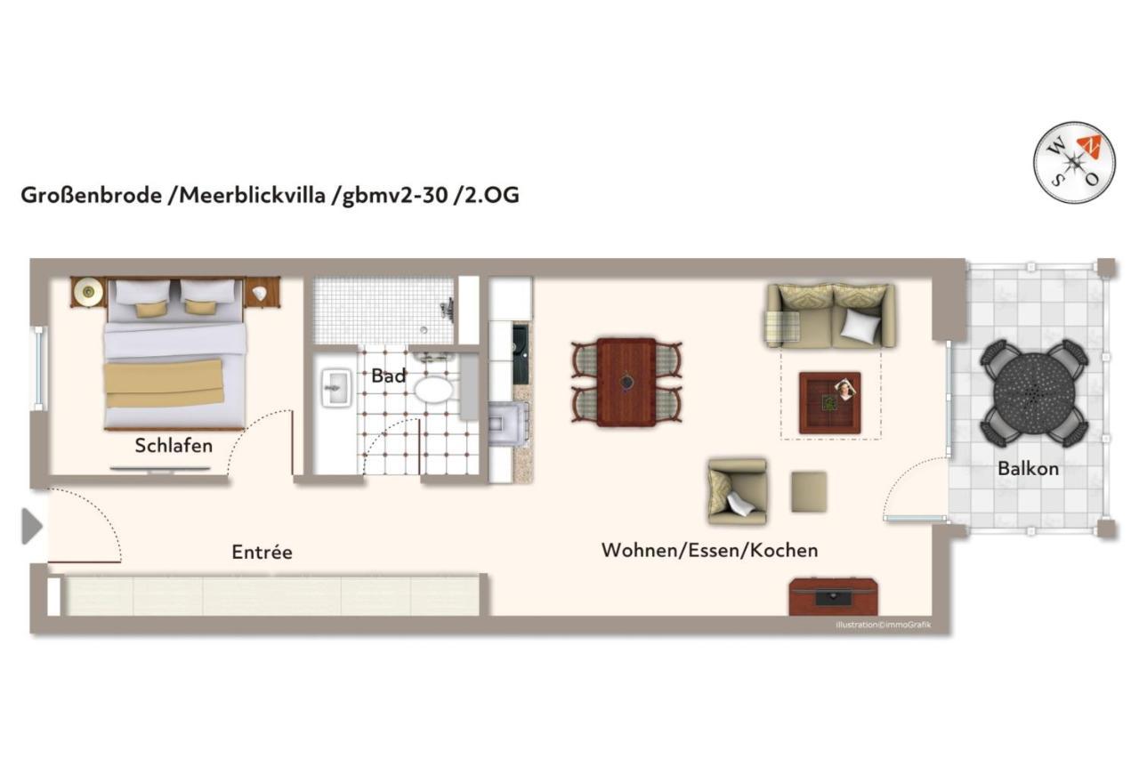 Apartmentanlage Meerblickvilla Apartmentanlage Meerblickvilla 2-30 Grossenbrode Exterior foto